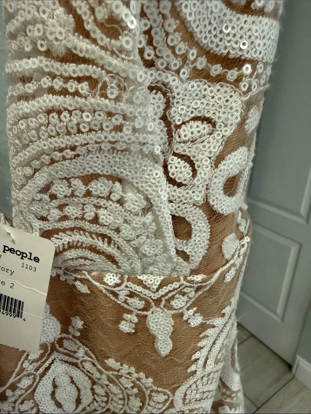 NWT Free People Night Shimmers Mini Dress 2